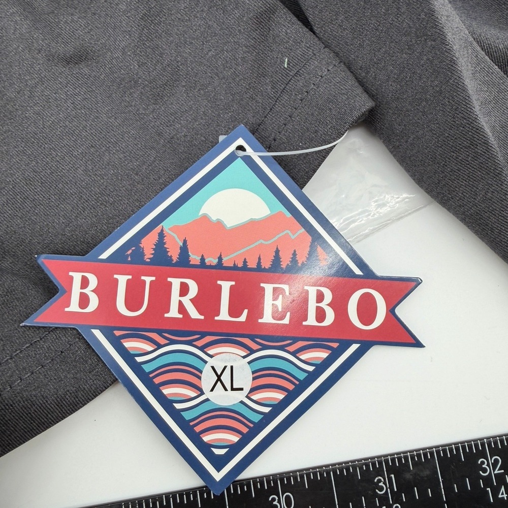 NWT Burlebo Deer Duck Mens Long Sleeve Crew Neck Size XL Athletic Shirt Outdoor - Picture 4 of 10